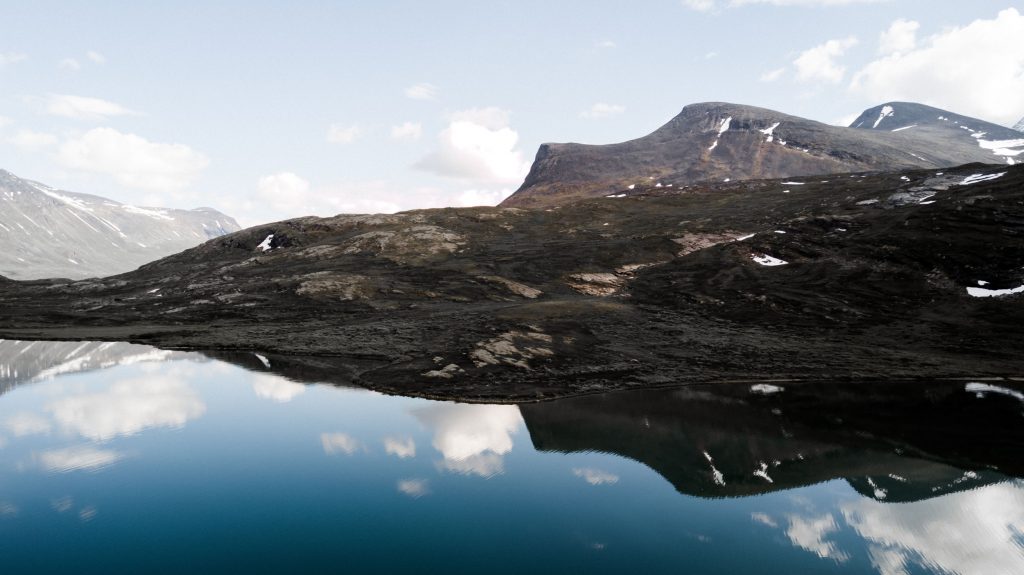 Mountain Lake in Abisko