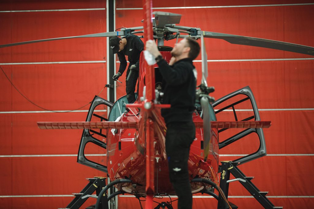 Helicopter technician