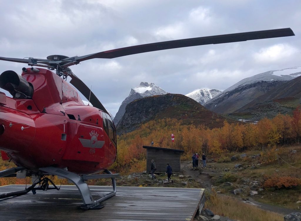 Helipad by Kebnekaise