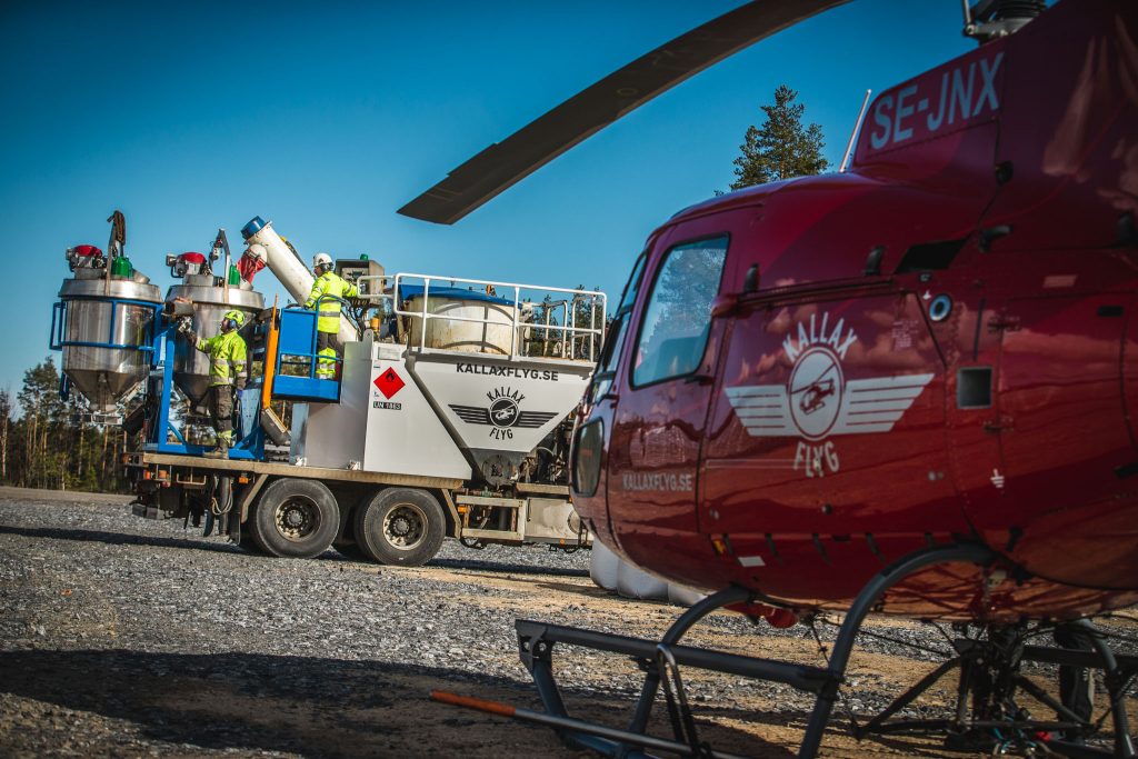 Helicopter for Fertilization