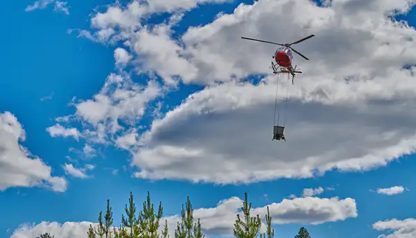 Helicopter Forest Fertilization Helicopter Forest Fertilization